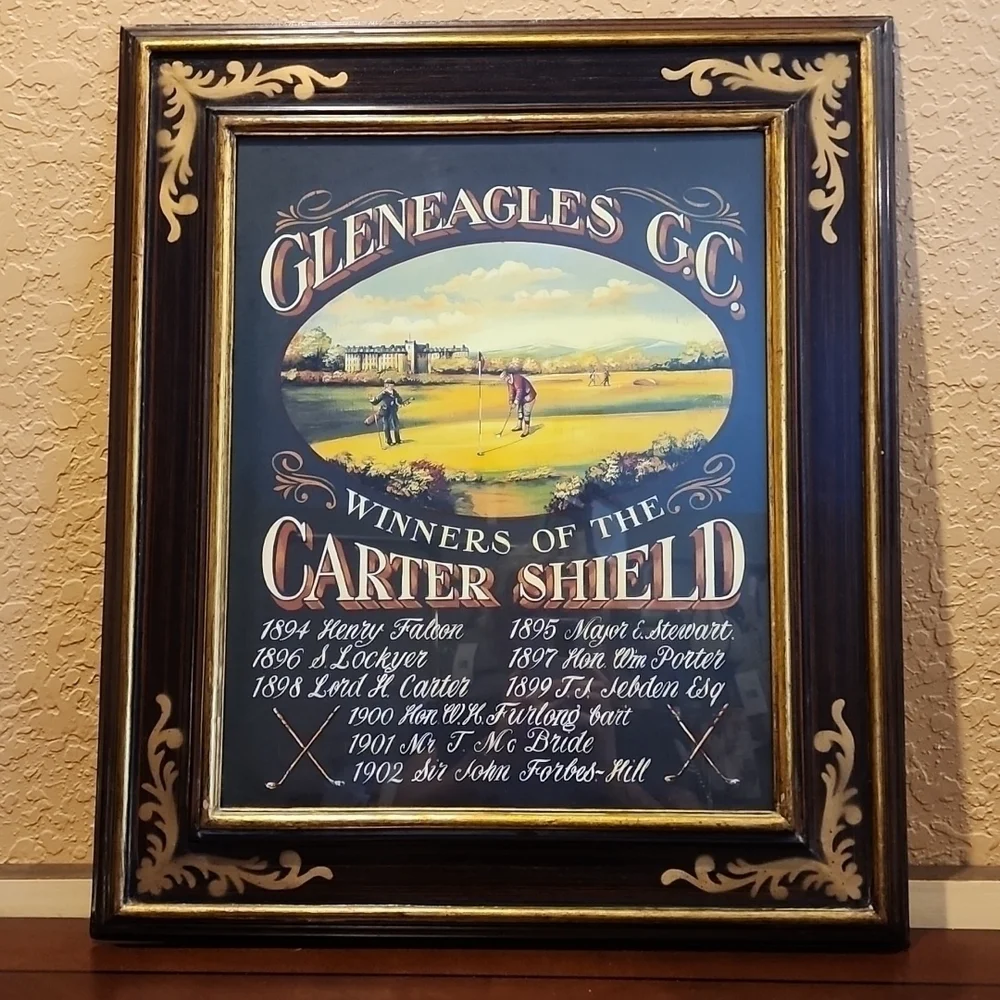 VINTAGE GOLF ART